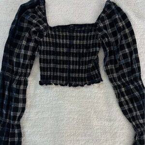 Crop top long sleeve